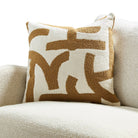 The Flip Side Cushion in Toffee by Uttermost