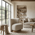 On The Swivel Accent Chair by Keiichi