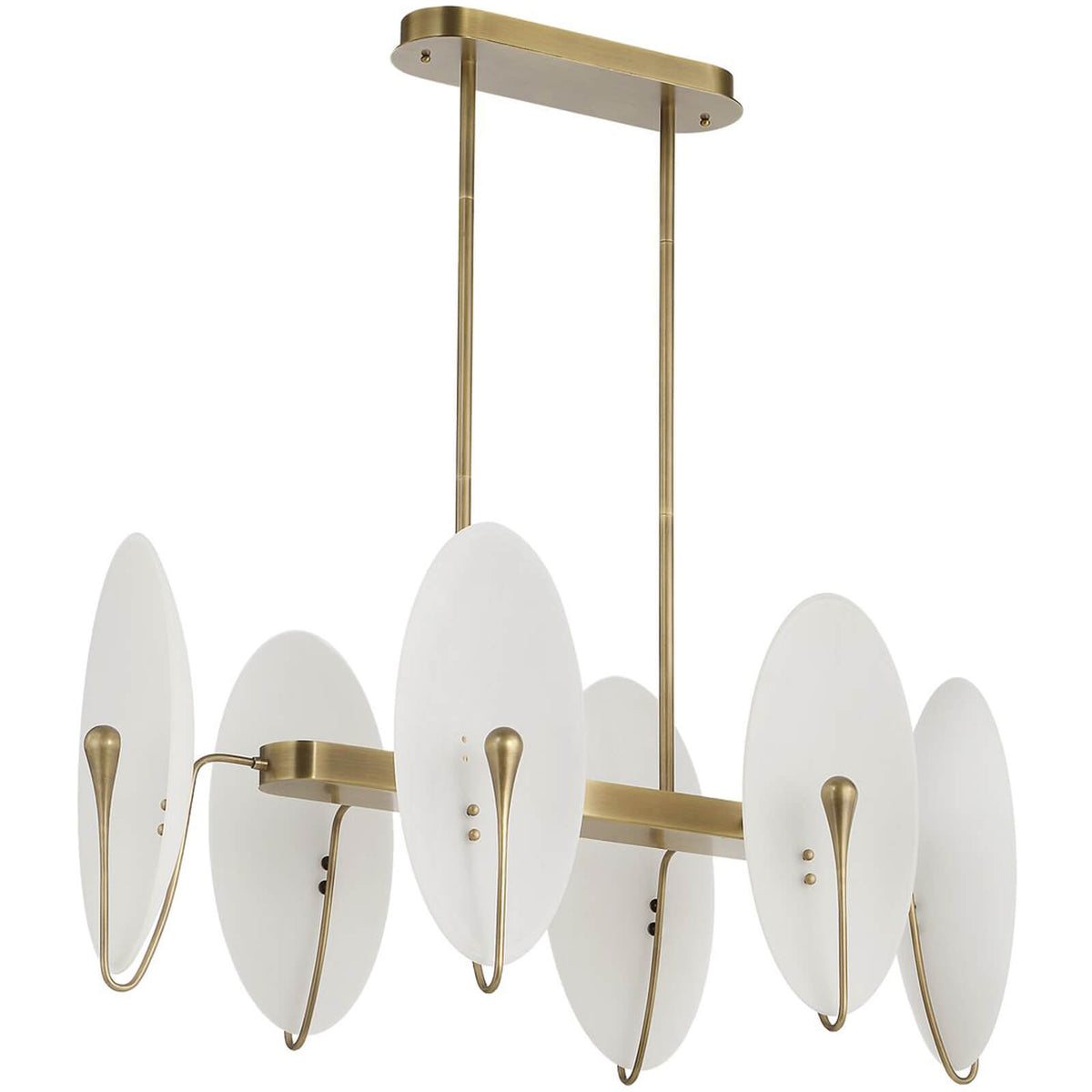Opal Wand 6 Light LED Pendant Uttermost