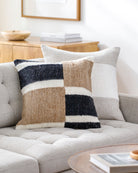 Osmund Woven Cushion in Black by Keiichi