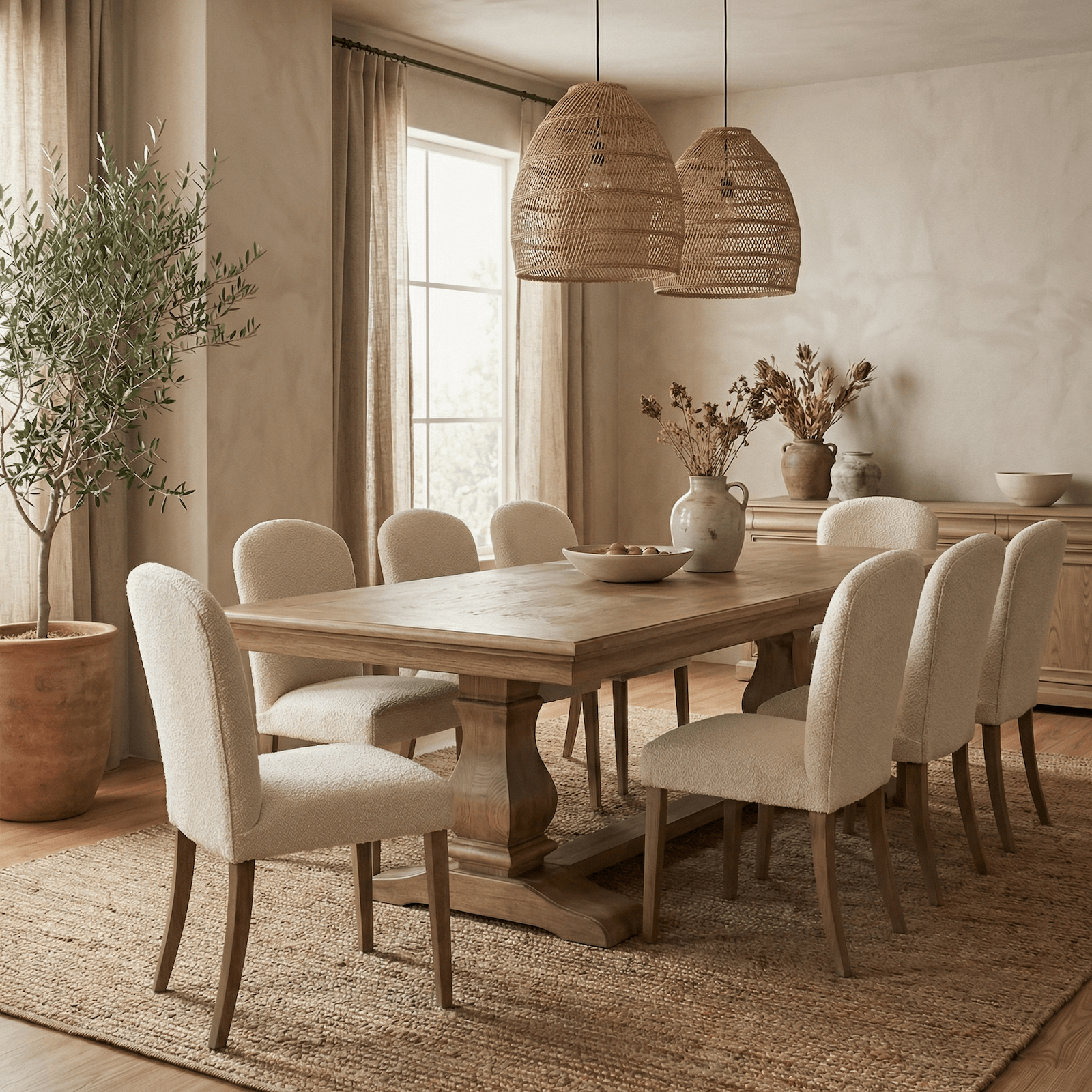 Overbury Dining Chair in Natural by Keiichi