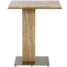 Overhang Accent Table in Latte Onyx Uttermost