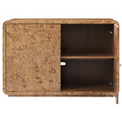 Perch Burl 2-Door Cabinet by Theodore Alexander