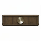 Perth Textured Light Brown Oak Veneer TV Unit Berkeley Designs