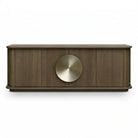 Perth Light Brown Oak & Brushed Brass Sideboard Berkeley Designs