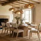 Academia Rectangle Extending Dining Table with Tambour Base by Hooker