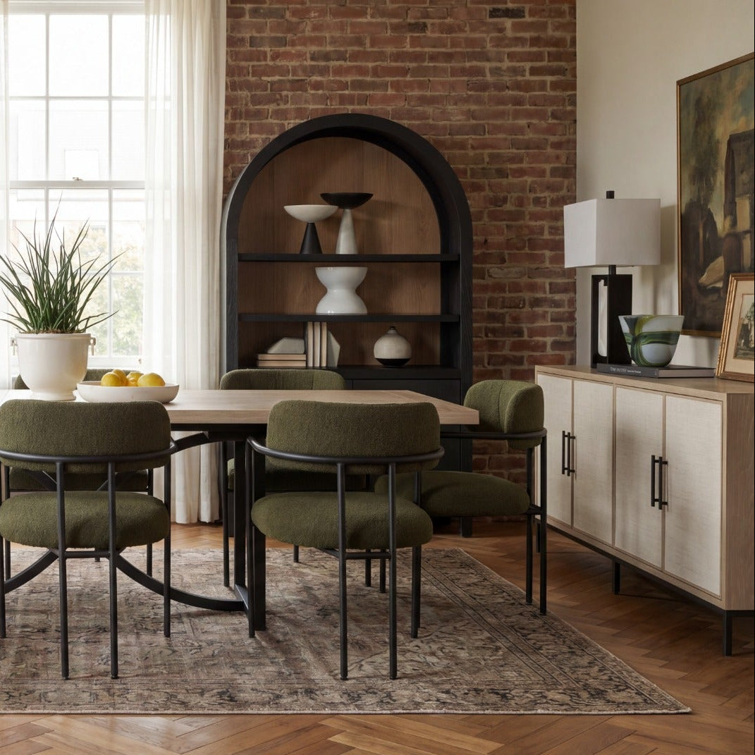 Tranquillity Nordic Arm Chair in Green by Hooker