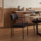 Tranquillity Nordic Arm Chair in Black Hooker