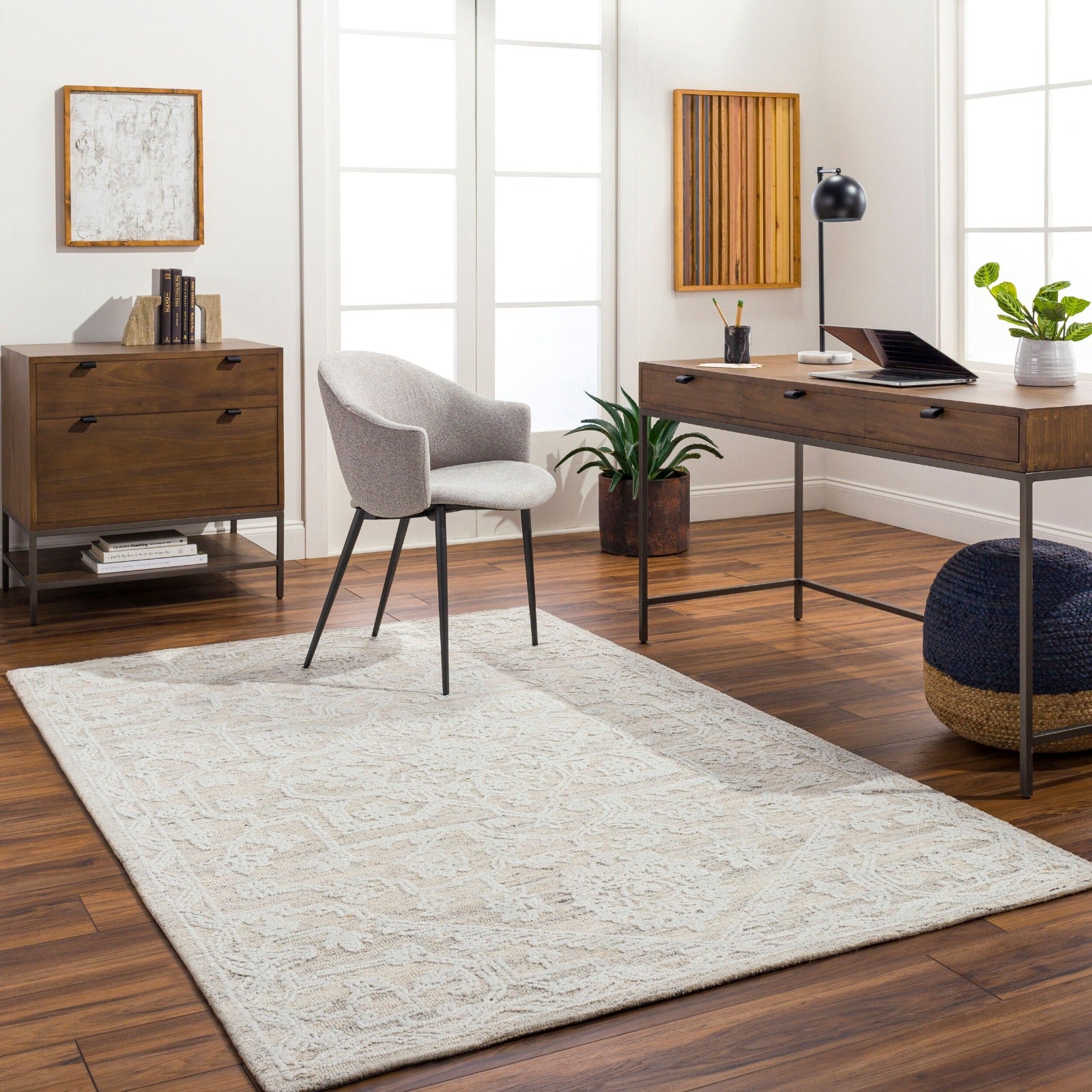 Piazza Hand Tufted Rug by Keiichi