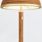Annette Antique Brass Table Lamp with Natural Rattan Shade by Arteriors