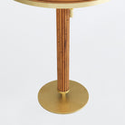 Annette Antique Brass Table Lamp with Natural Rattan Shade by Arteriors