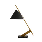 Jenkins Antique Brass Table Lamp with Black Bronze Shade by Arteriors
