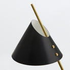 Jenkins Antique Brass Table Lamp with Black Bronze Shade by Arteriors