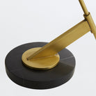 Jenkins Antique Brass Table Lamp with Black Bronze Shade by Arteriors