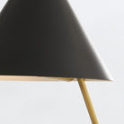 Jenkins Antique Brass Table Lamp with Black Bronze Shade by Arteriors