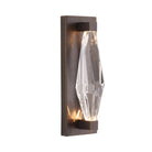 Maisie English Bronze LED Wall Light with Crystal Shade by Arteriors