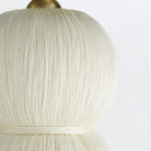 Tassel Ivory Hite Table Lamp with Cotton Shade by Arteriors