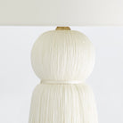 Tassel Ivory Hite Table Lamp with Cotton Shade by Arteriors
