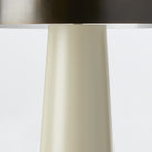 Williams Taupe Enamel Table Lamp with English Bronze Shade by Arteriors