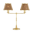 Deauville 2 Light Desk Lamp by Currey & Company