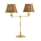 Deauville 2 Light Desk Lamp by Currey & Company