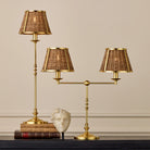 Deauville 2 Light Desk Lamp by Currey & Company
