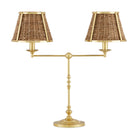 Deauville 2 Light Desk Lamp by Currey & Company