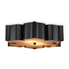 Grand Lotus 3 Light Flush Ceiling Light by Currey & Company