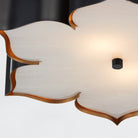 Grand Lotus 3 Light Flush Ceiling Light by Currey & Company