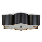 Grand Lotus 3 Light Flush Ceiling Light by Currey & Company