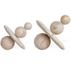 Quarried Stone Indoor-Outdoor Sculptures, Set of 2 Uttermost