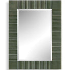 Quincey Olive Green Mirror Uttermost