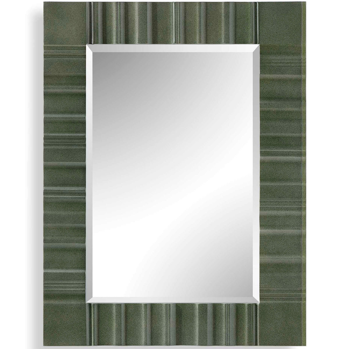 Quincey Olive Green Mirror Uttermost