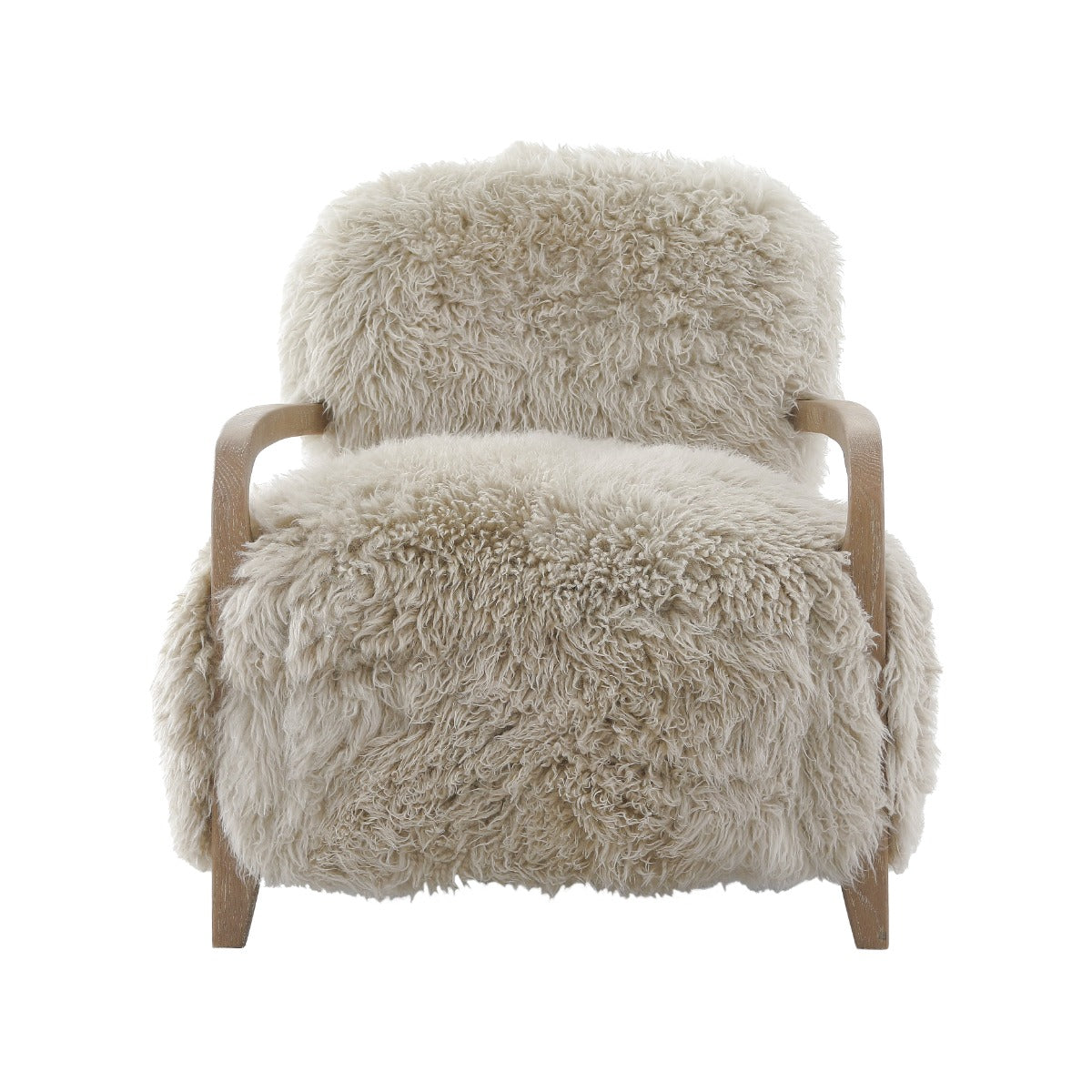 Baaarb Real Sheepskin Accent Chair by Keiichi