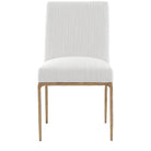 Sloane Dining Chair in Aged Brass by Keiichi