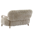 Baaarb Real Sheepskin Sofa by Keiichi
