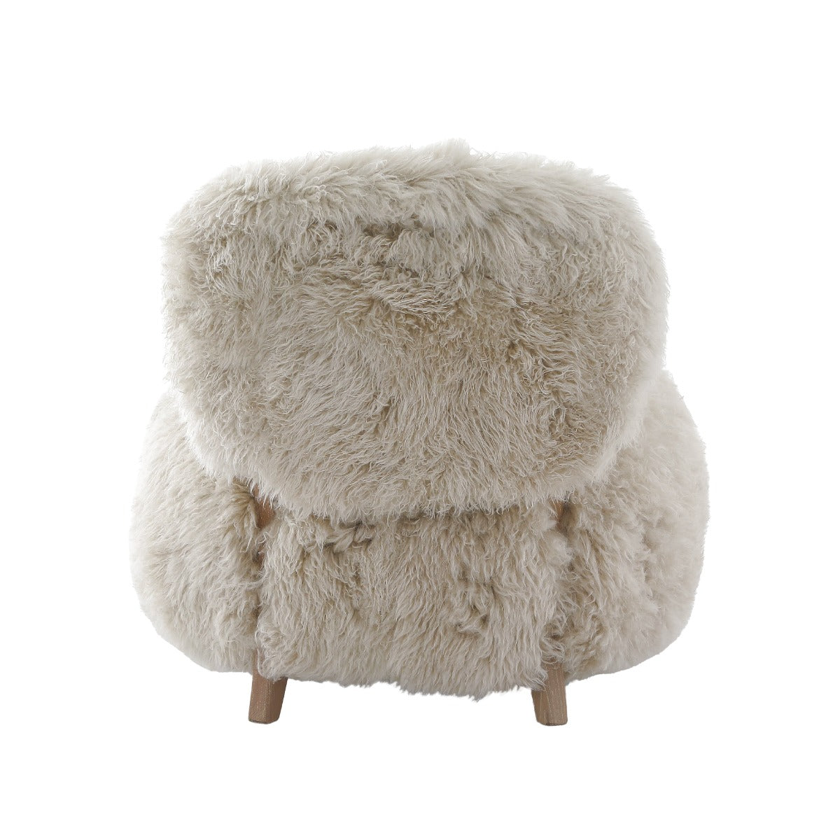 Baaarb Real Sheepskin Accent Chair by Keiichi