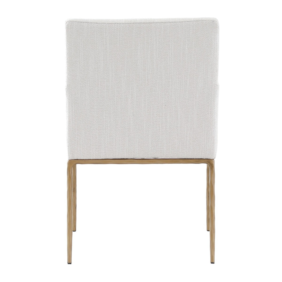 Sloane Dining Arm Chair in Aged Brass by Keiichi