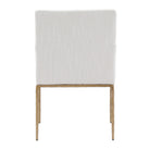 Sloane Dining Arm Chair in Aged Brass by Keiichi