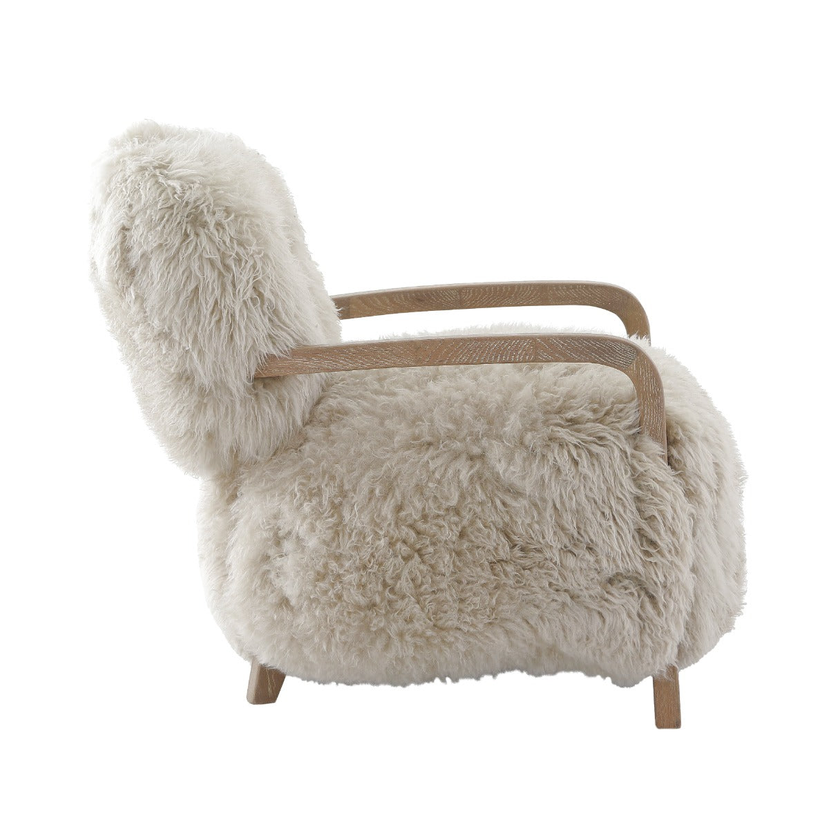 Baaarb Real Sheepskin Accent Chair by Keiichi