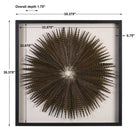 Feather Burst Shadow Box by Uttermost