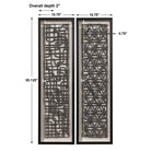 Caroni Shadow Boxes - Set of 2 by Uttermost