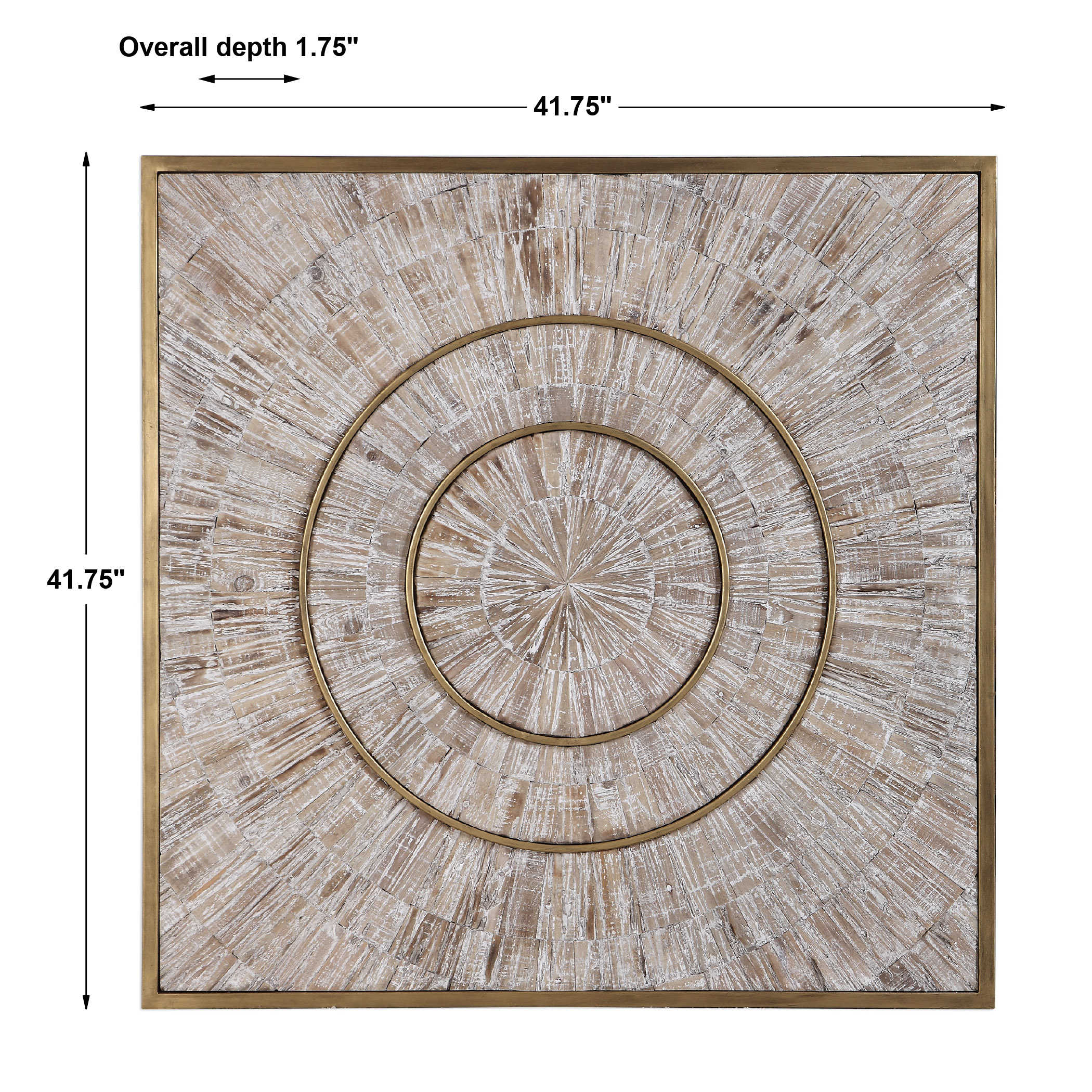 Mahala Wood Wall Panel by Uttermost