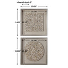 Arline Shadow Boxes - Set of 2 by Uttermost