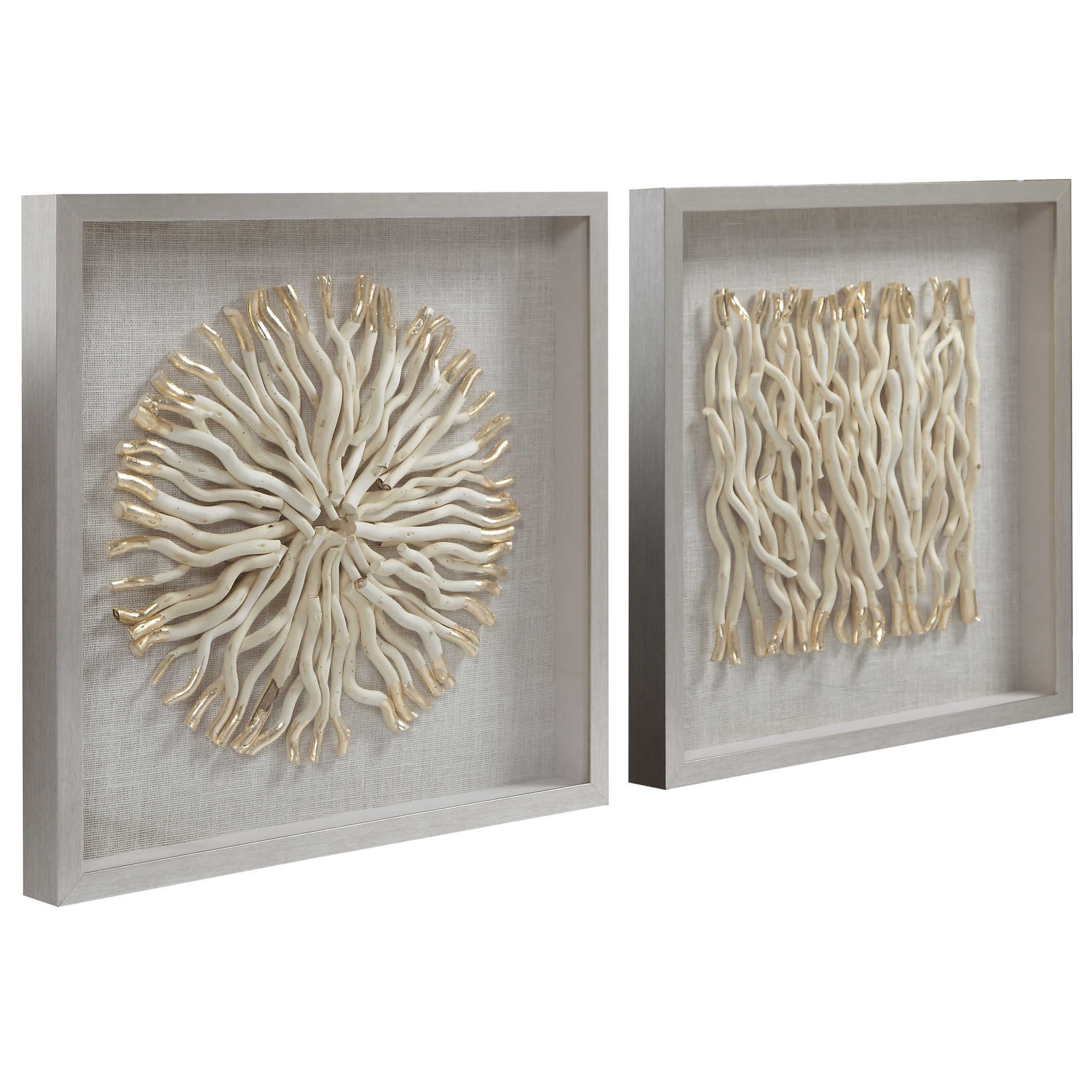Leone Shadow Boxes - Set of 2 by Uttermost