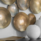 Aitana Wall-Mounted Bowls in Antique Brass - Set of 3 by Uttermost
