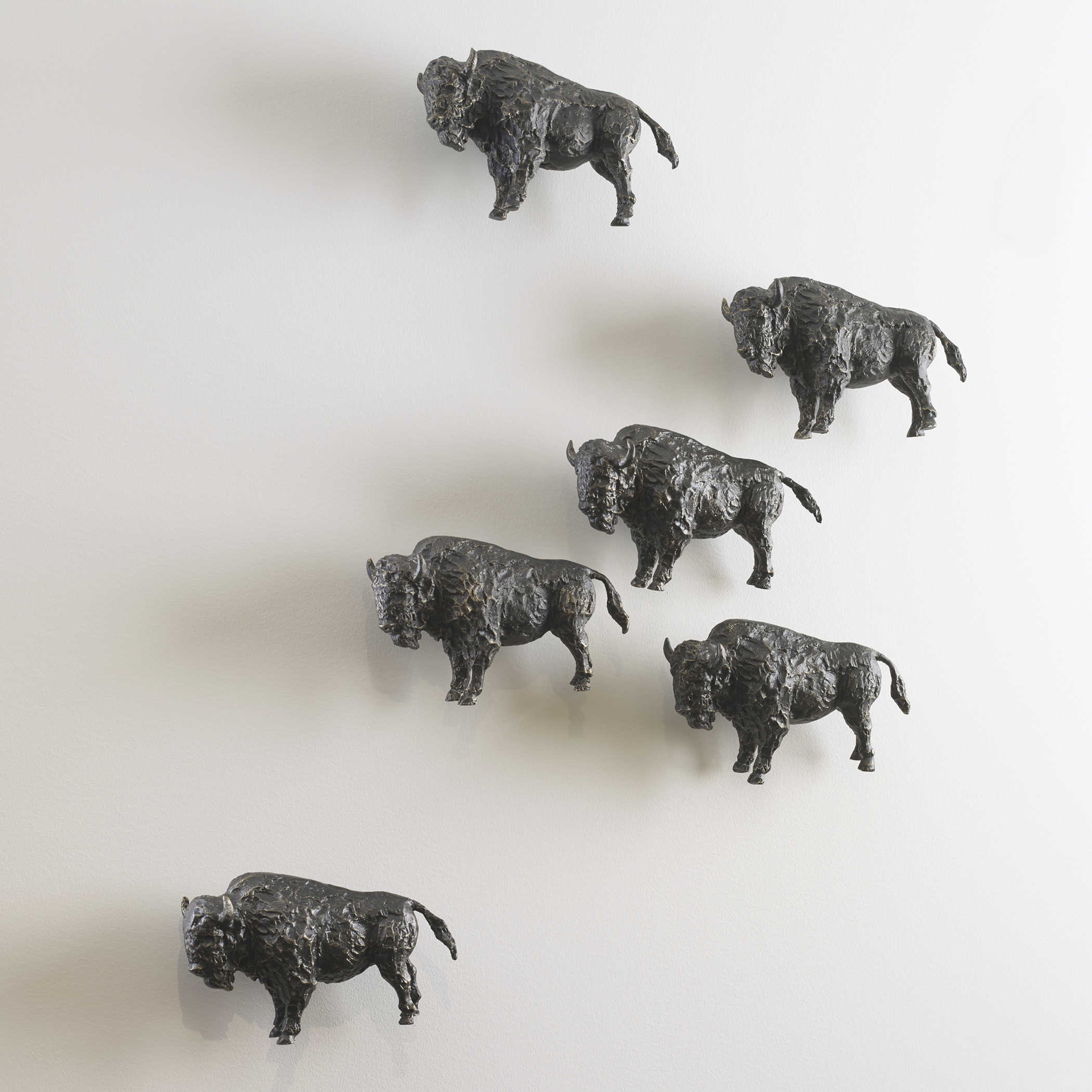 Bison Metal Wall Sculpture by Uttermost