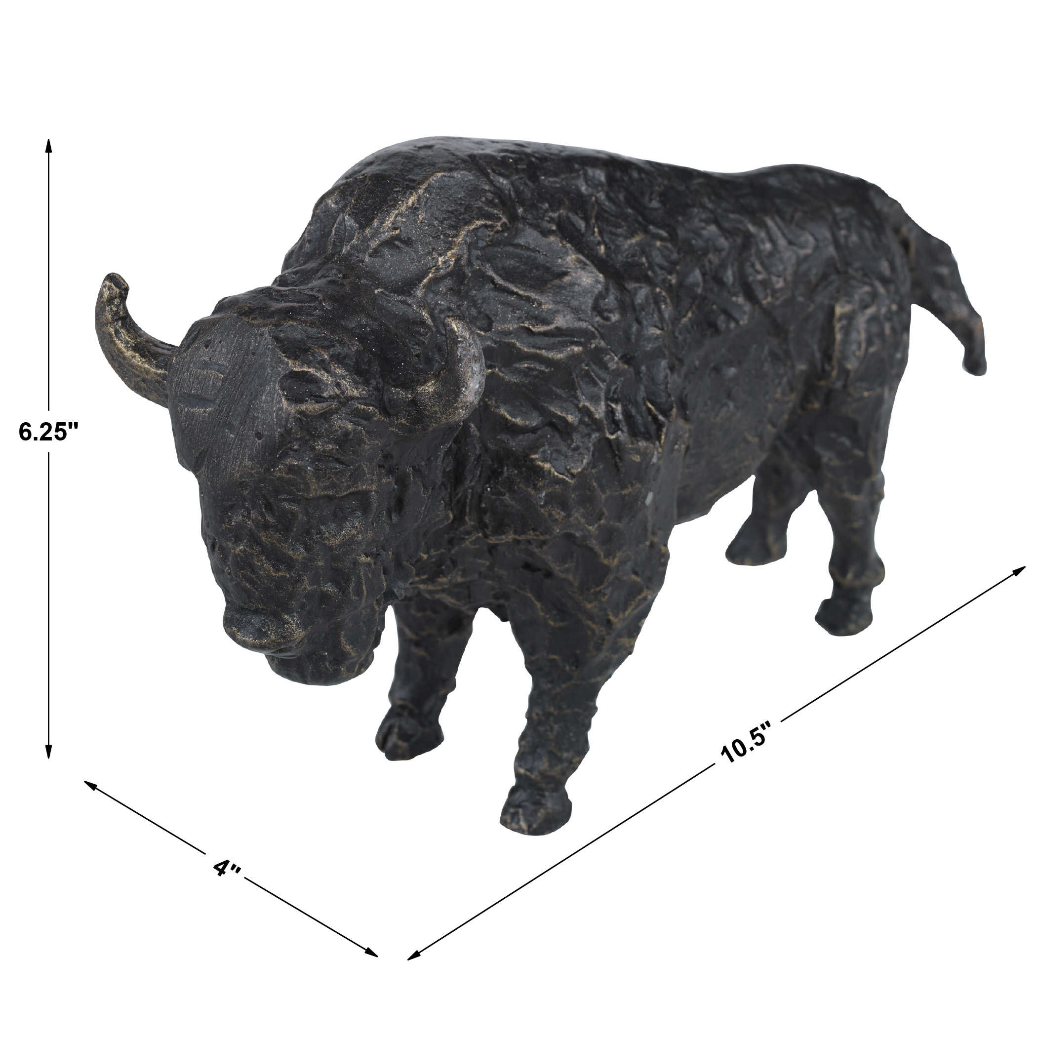 Bison Metal Wall Sculpture by Uttermost