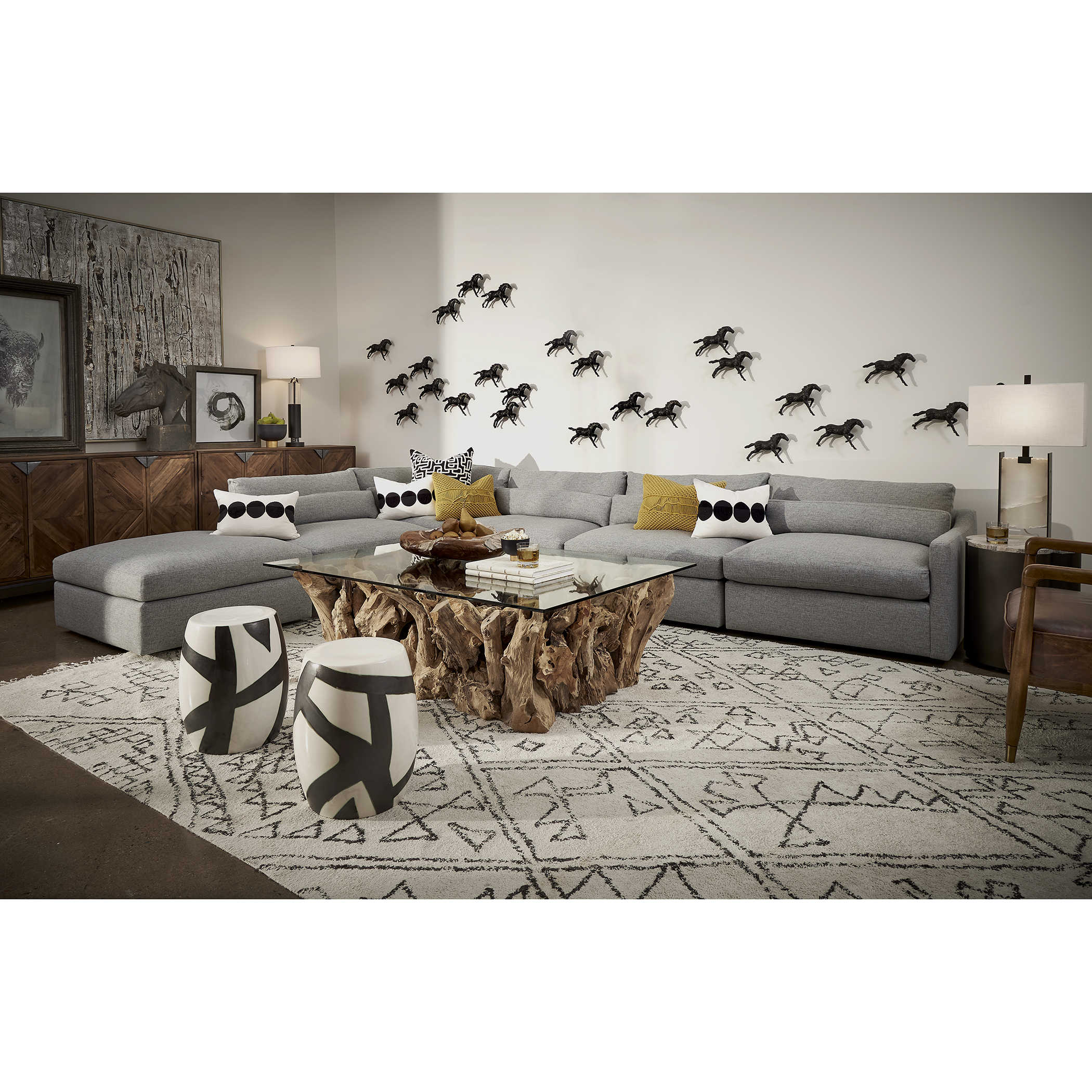 Stampede Metal Wall Sculpture by Uttermost