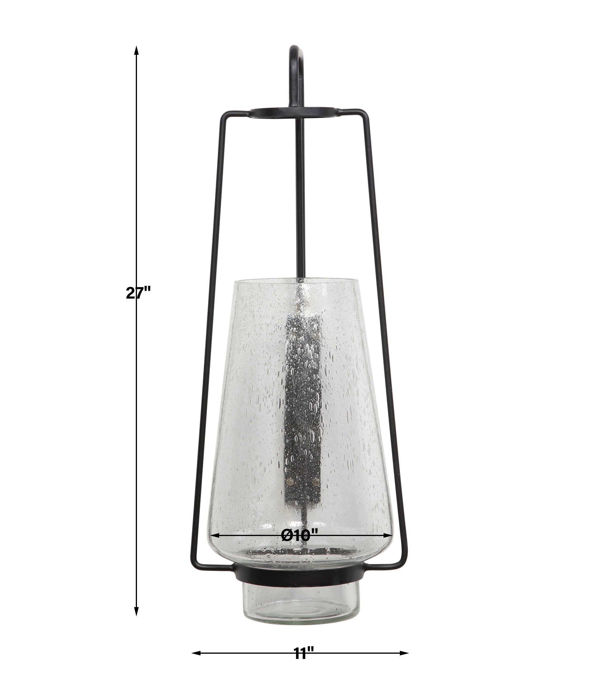 Tapered Hurricane Wall Mounted Candle Holder by Uttermost